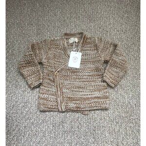 18-24m Fin + Vince Honeycomb Waffle Knit Wrap Cardigan NWT